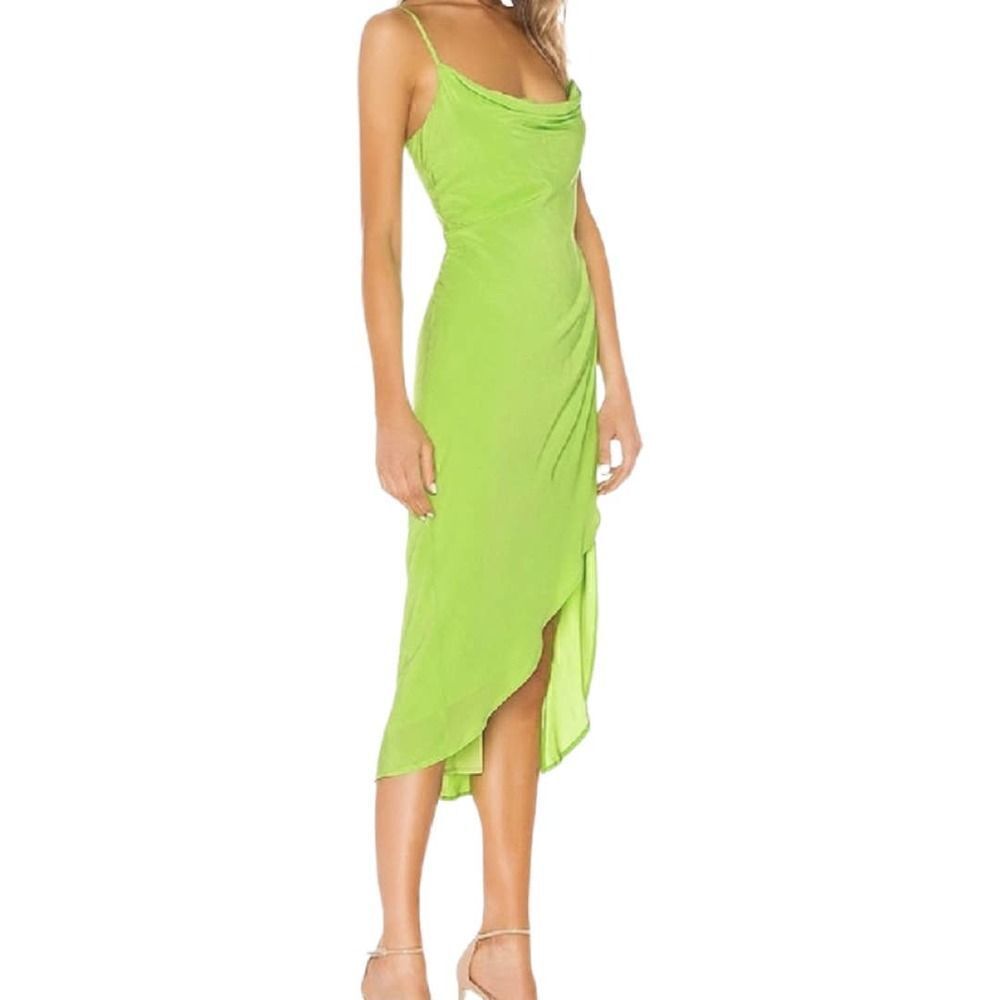 Lovers and Friends Noah Wrap Dress Lime  Size Small NWT